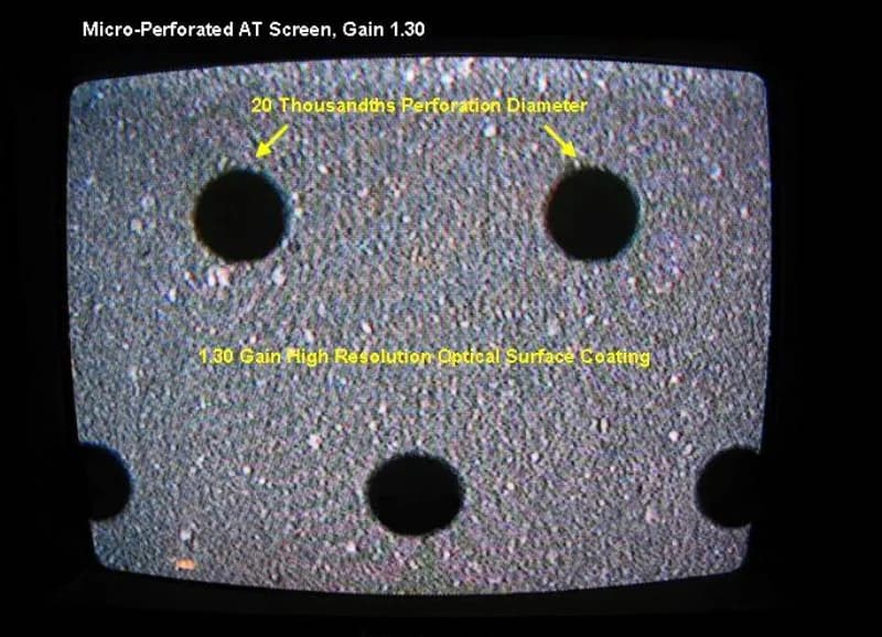 Perforation Options for Home Theater