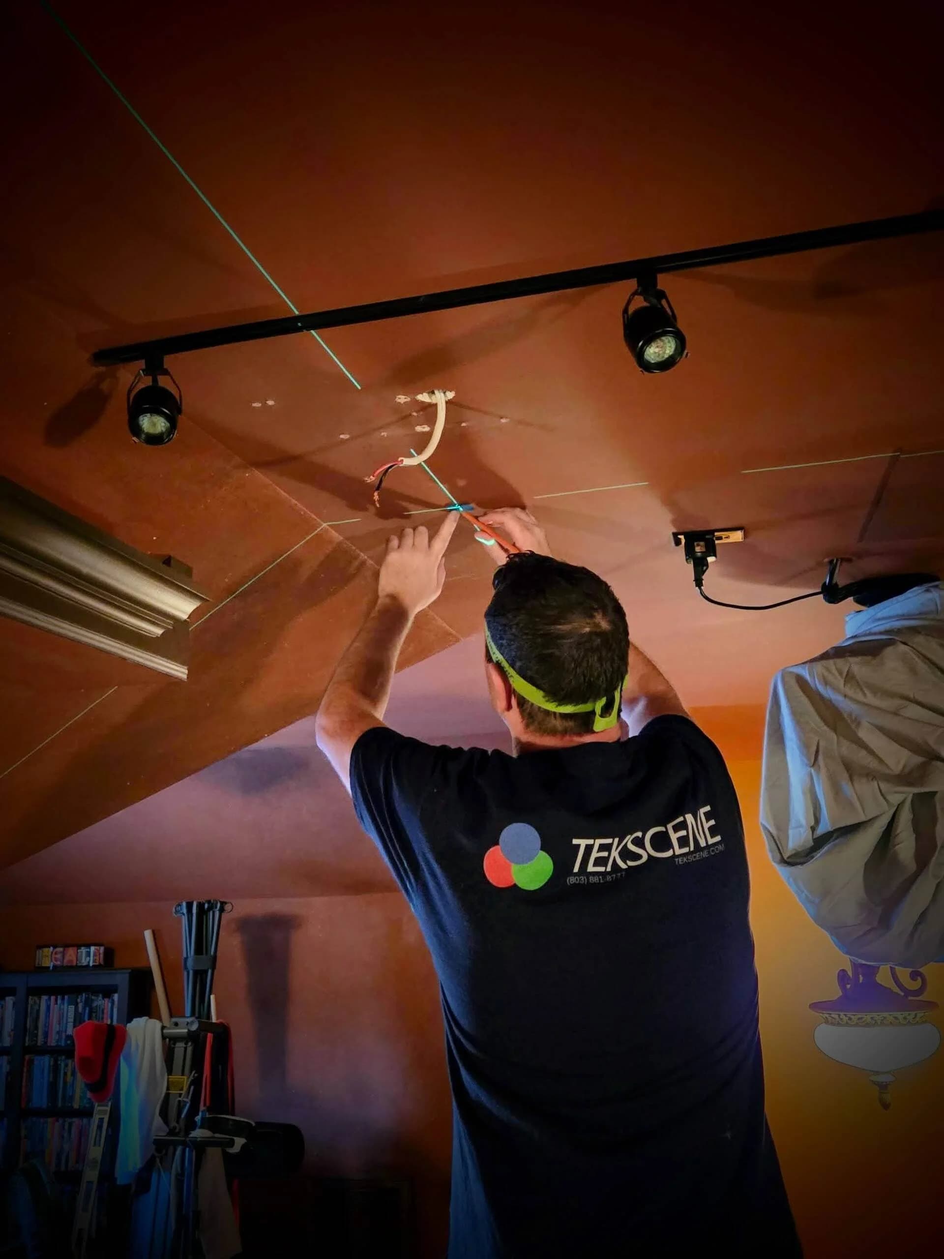 Dedicated home theater installed by TekScene